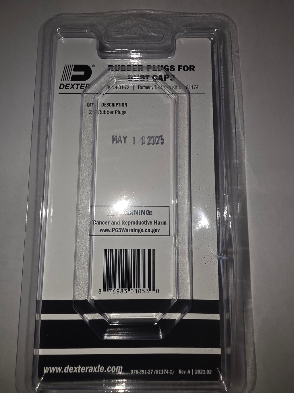 Dexter® K71-G01-72 - Rubber grommets/super lube 1pr