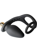RO-Zen Vibrating Silicone Cock Ring with Butt Plug