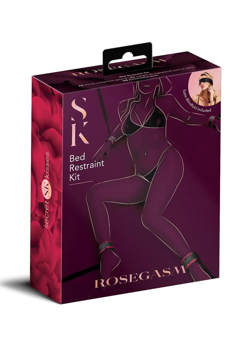 Rosegasm Bed Restraint Kit W/ Blindfold