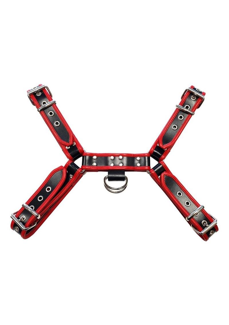 Rouge Over The Head Adjustable Leather Front Harness