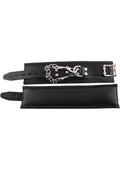 Rouge Padded Leather Adjustable Wrist Cuffs