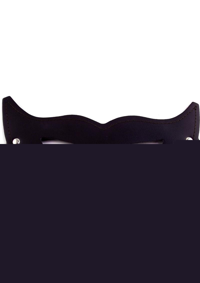 Rouge Smooth Leather Cat Eye Mask