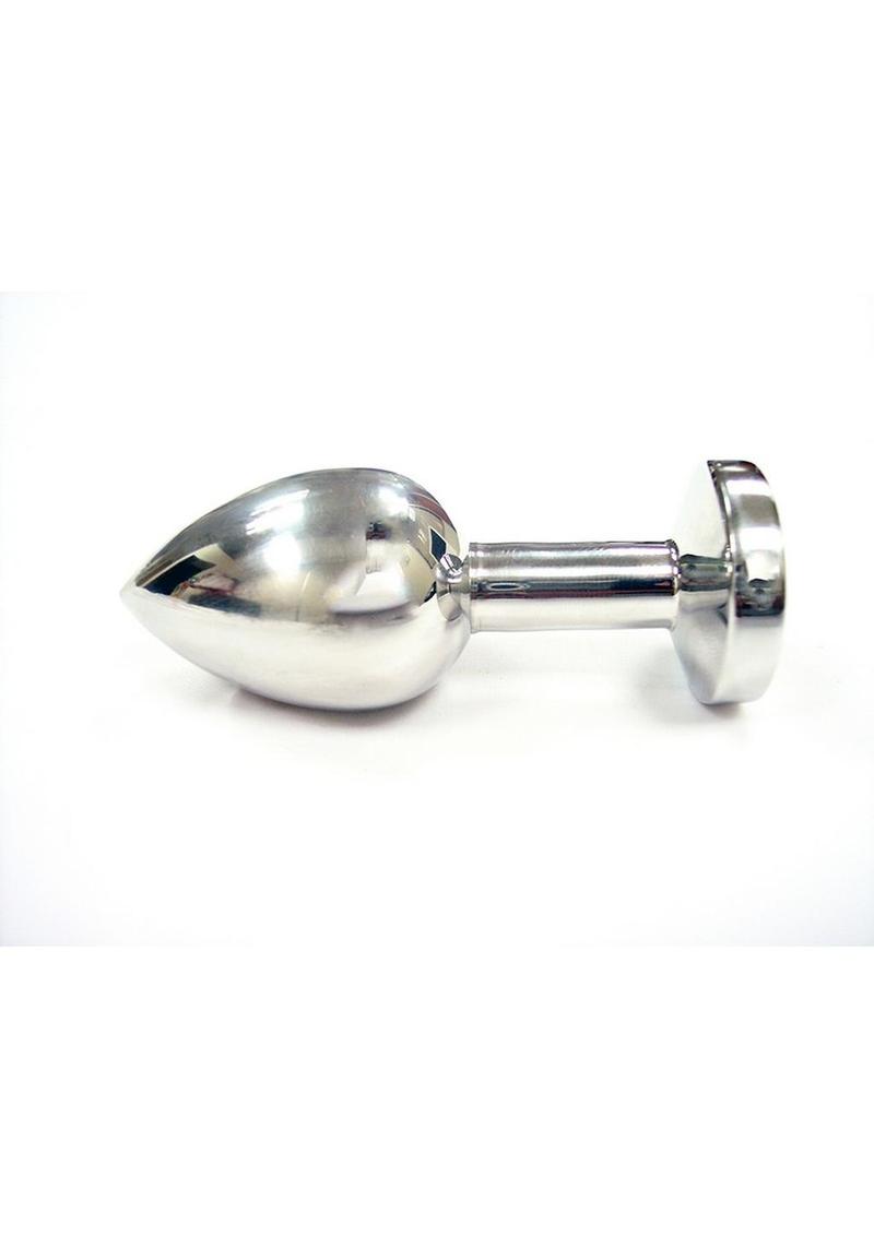 Rouge Smooth Stainless Steel Anal Plug