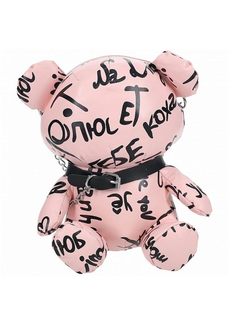 Pleather Bear Bag – Stylish Plush Purse