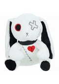 Stitched Heart Bunny Plush – Adorably Dark & Cute