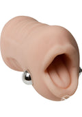 Sasha Grey Ultraskyn Deep Throat Sucker Vibrating Masturbator with Bullet - Mouth