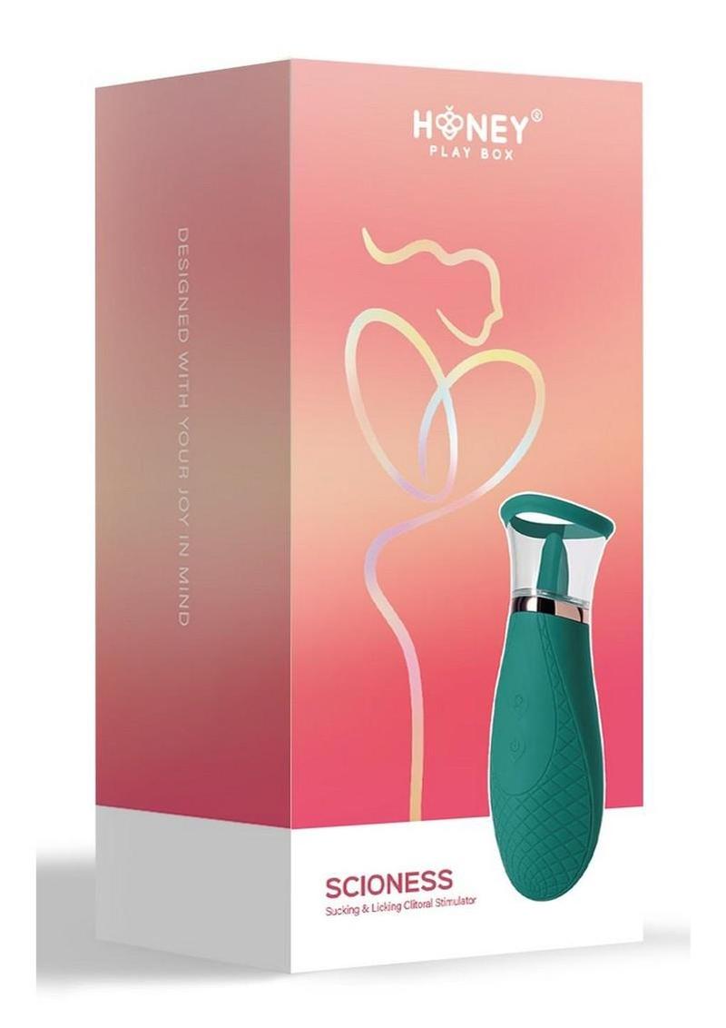 Scioness Sucking and Licking Rechargeable Silicone Clitoral Stimulator