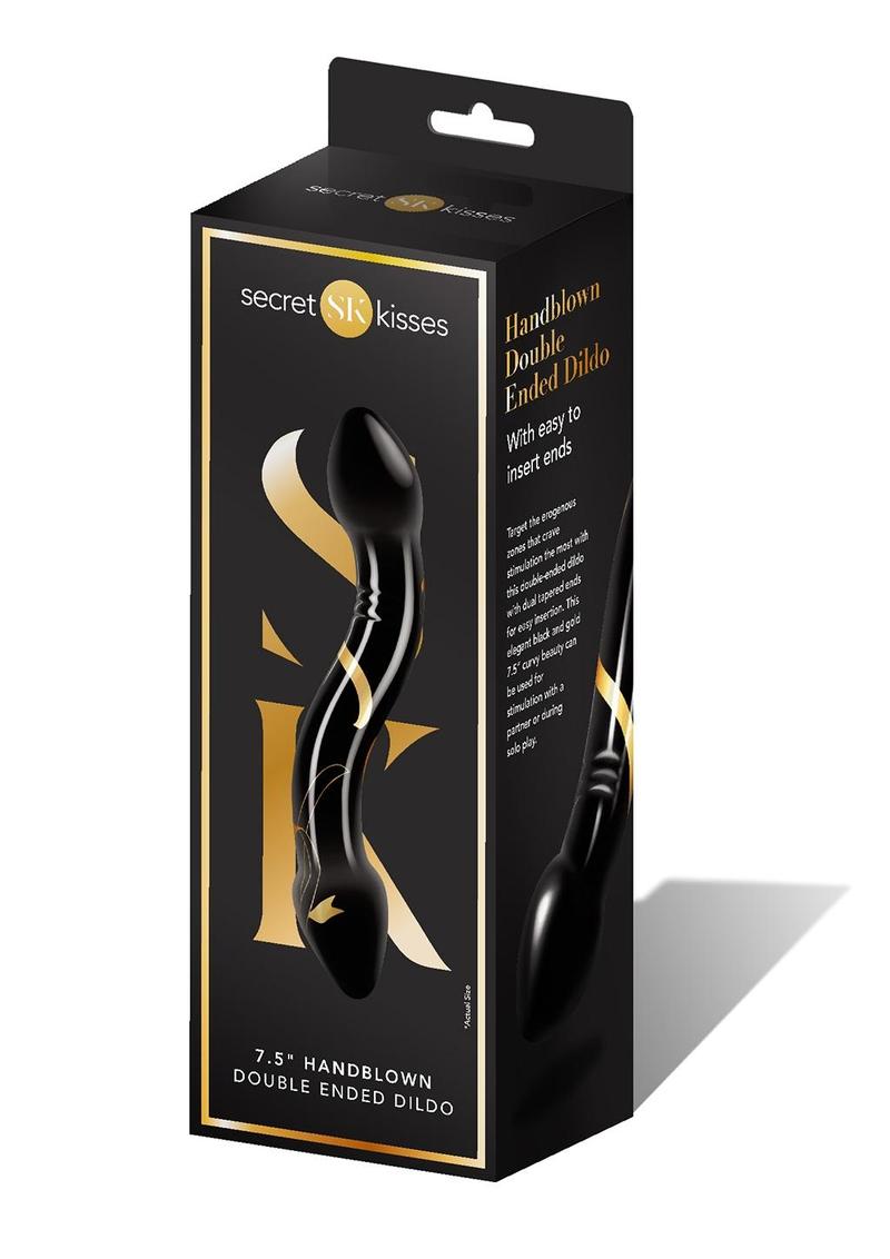 Secret Kisses 7.5 Handblown Double Ended Dildo