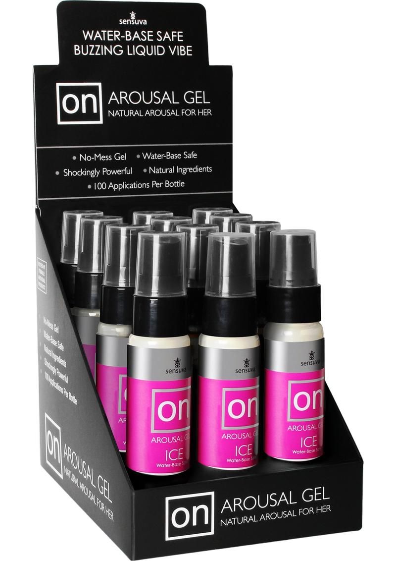 Sensuva On Arousal Gel Ice Water Base Buzzing and Cooling Female Gel