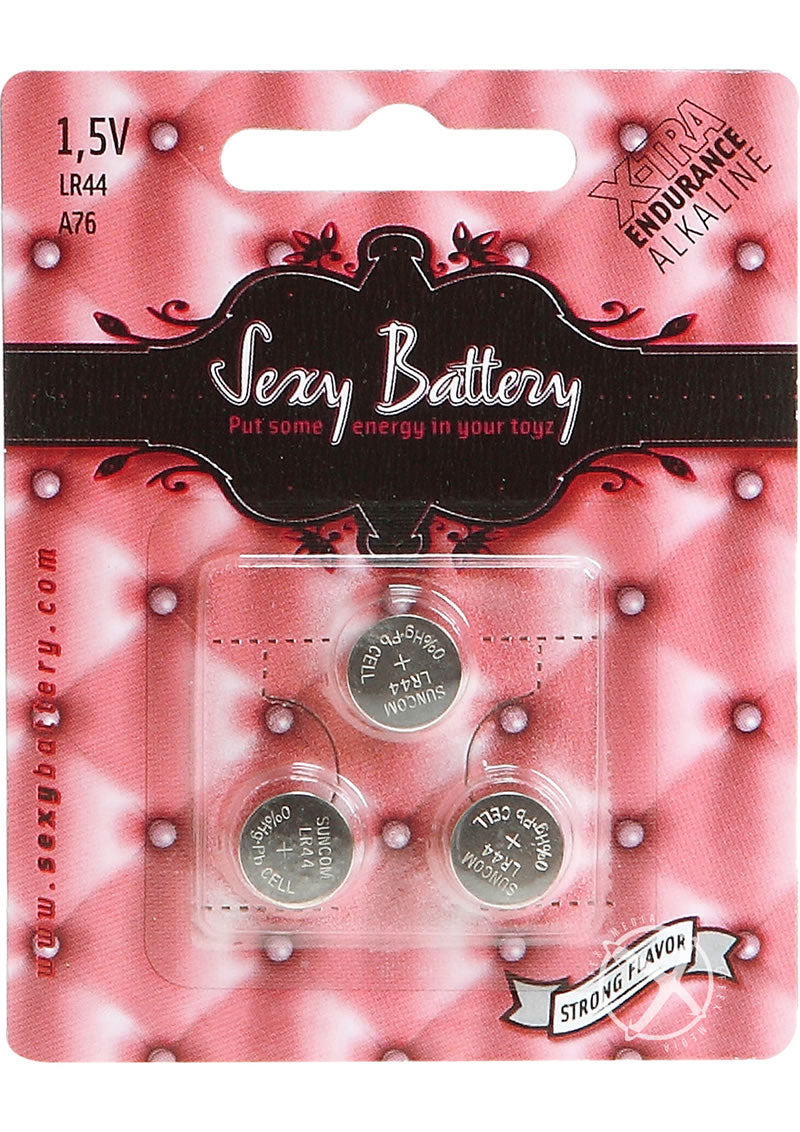 Sexy Battery Xtra Endurance Alkaline Batteries Lr44 A76/ 1.5v