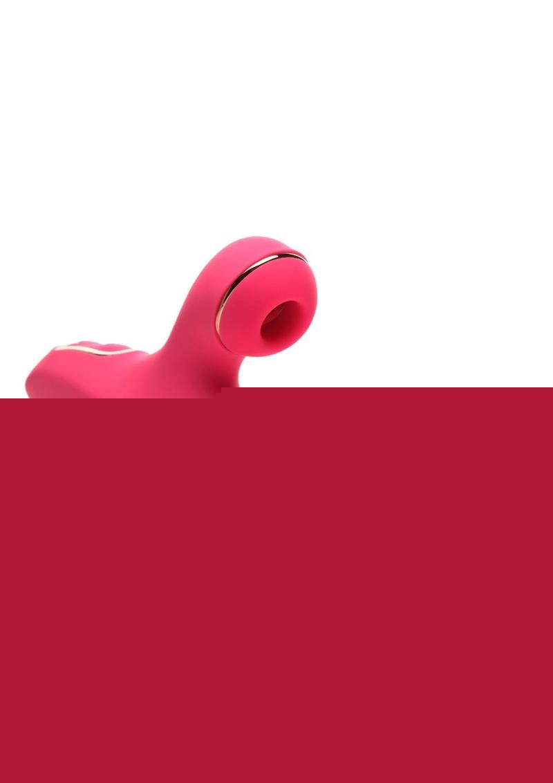 Shegasm Pro-Thrust Thrusting Suction Rechargeable Silicone Rabbit Vibrator