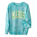 MARGS ♡ tie-dye sweatshirt with customizable cuff