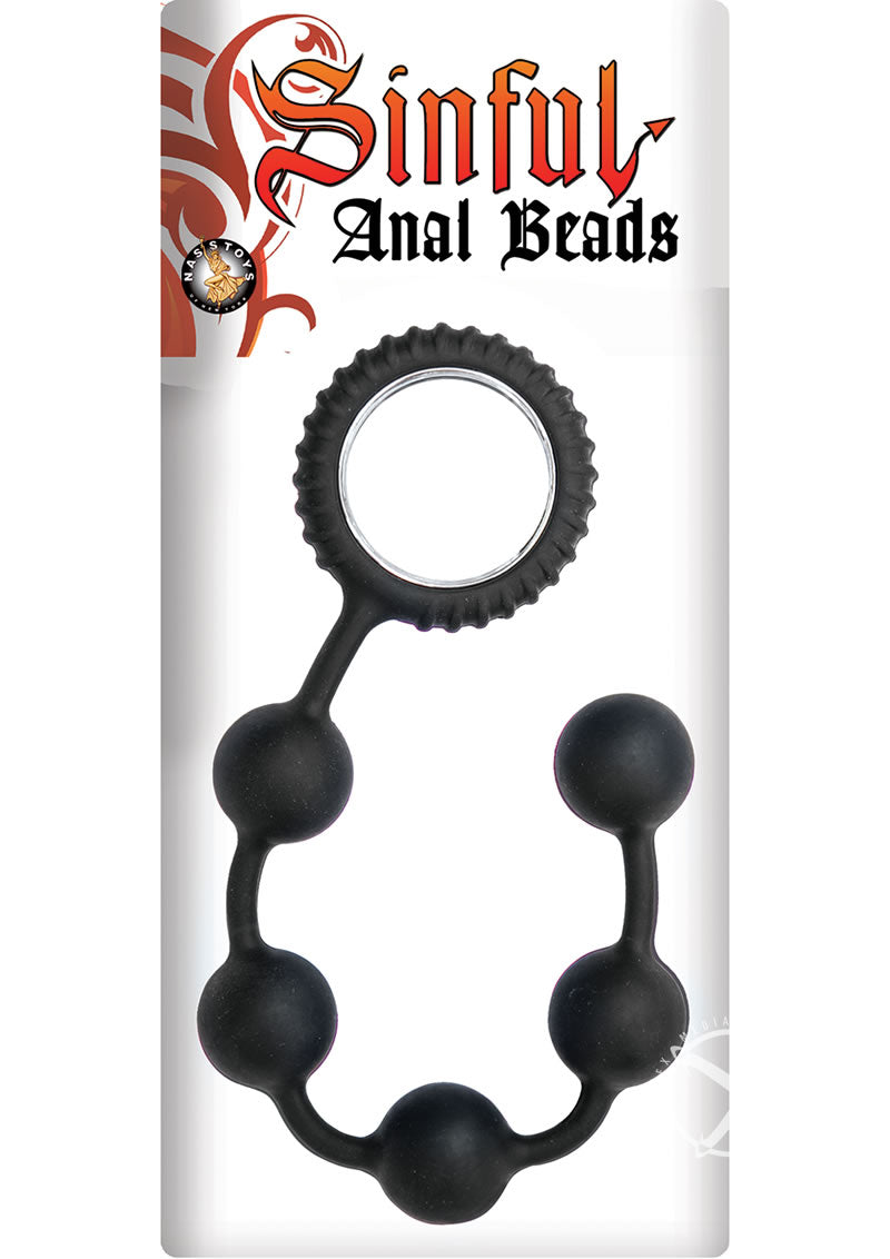 Sinful Anal Beads Silicone