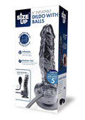 Size Up 6 Inflatable Dildo with Balls