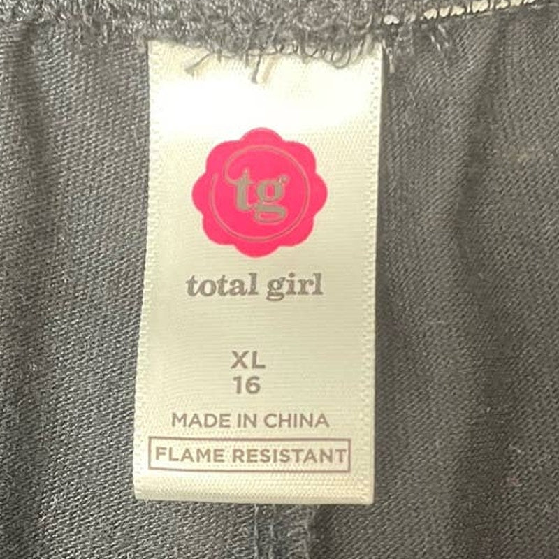 Lot of 3 Total Girl XL Size 16 Short Polyester Blend Elastic Waist Shorts w Bows