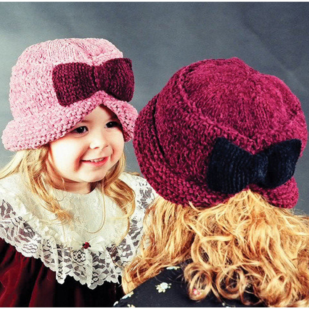 New Bev Galeskas Fiber Trends AC22E Classy Bows Women Child Knitting Pattern