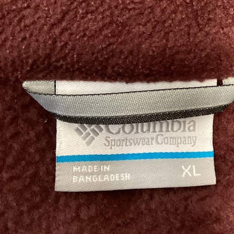 Columbia Mens XL Full Zip Polyester Fleece Long Sleeve Jacket w Pockets