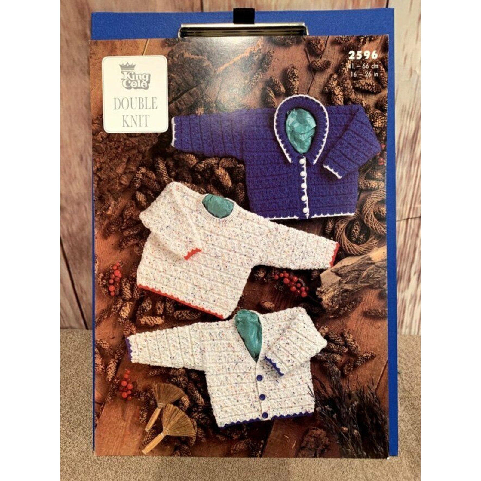 New King Cole 2596 BigValue Smarty Baby Sweater Jacket Cardigan Knitting Pattern