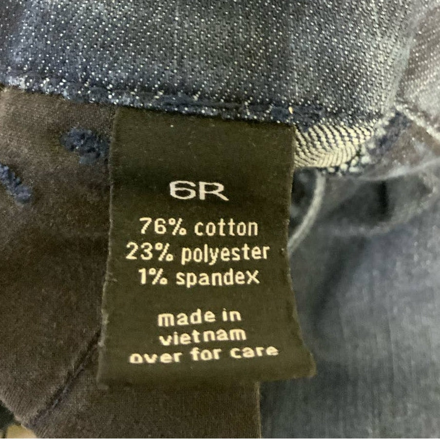 The Limited Denim Size 6 Regular Fit & Flare 678 Cotton Blend Blue Jeans