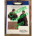 New Fiesta Yarns by Franziska Collins Rayon Boucle Fringe Poncho Crochet Pattern