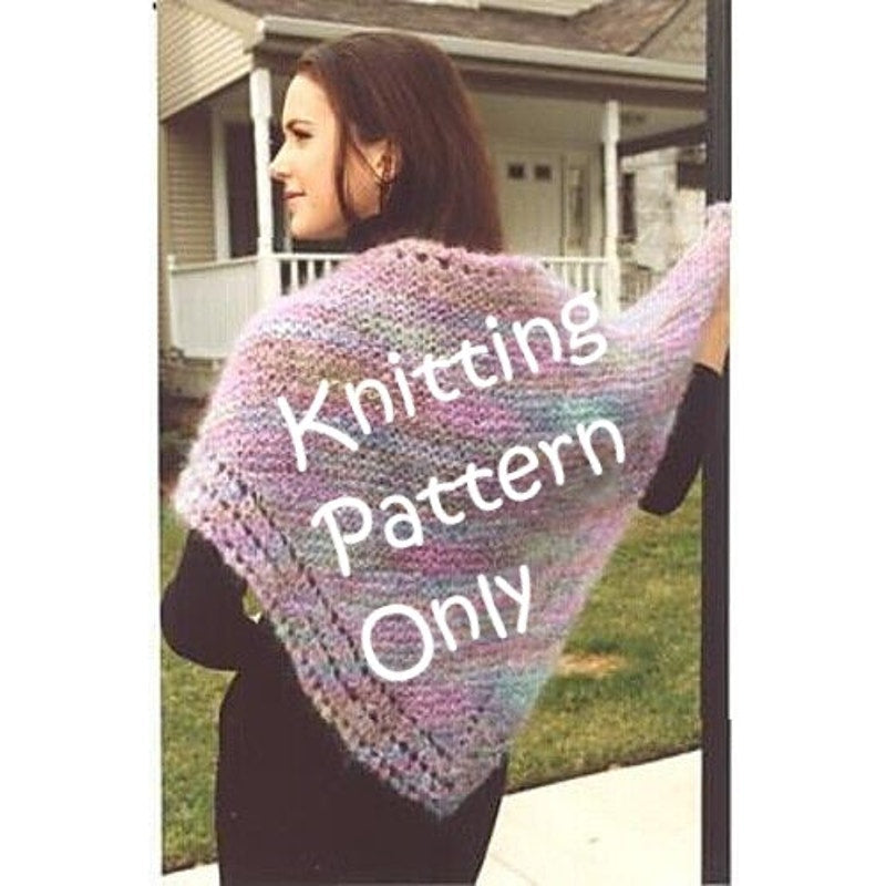 New JoAnne Turcotte Plymouth Yarn P455 Outback Mohair Scarf Knitting Pattern