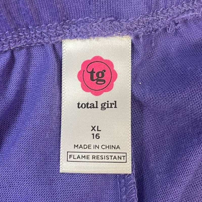 Lot of 3 Total Girl XL Size 16 Short Polyester Blend Elastic Waist Shorts w Bows