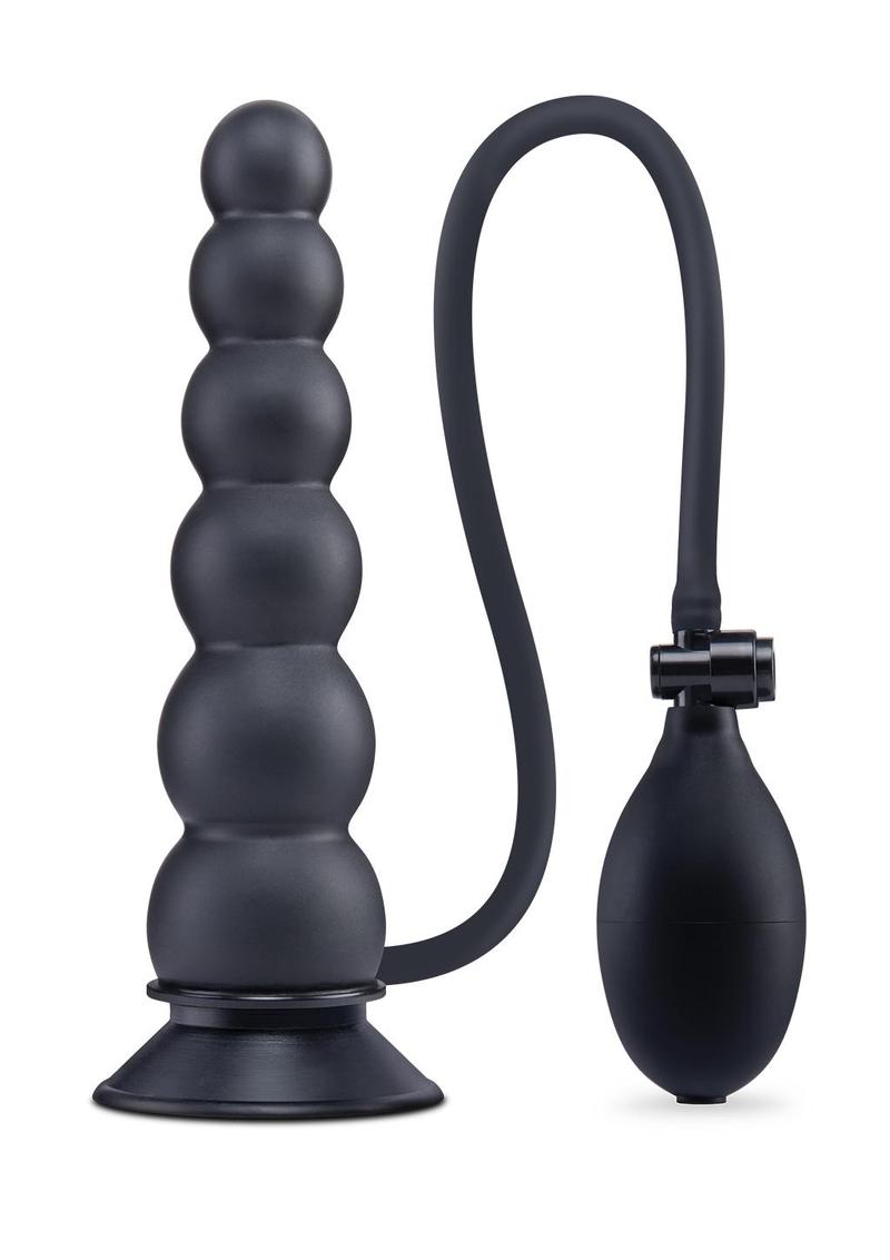 Su 7 Silicone Ripple Inflatab Butt Plug
