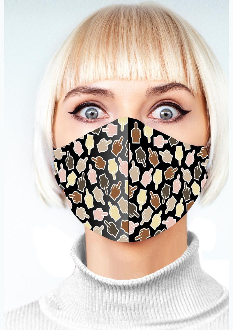 F U Finger Mask – Bold & Playful Face Covering