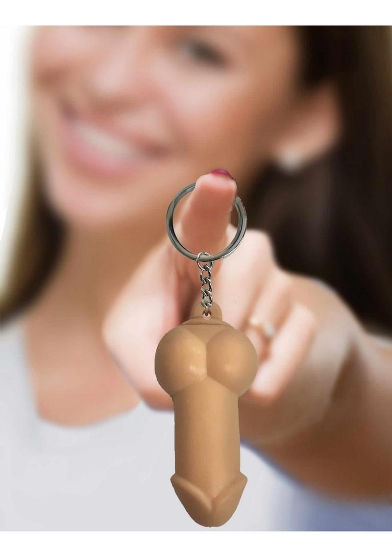 Squishy Penis Fidget Toy Keychain