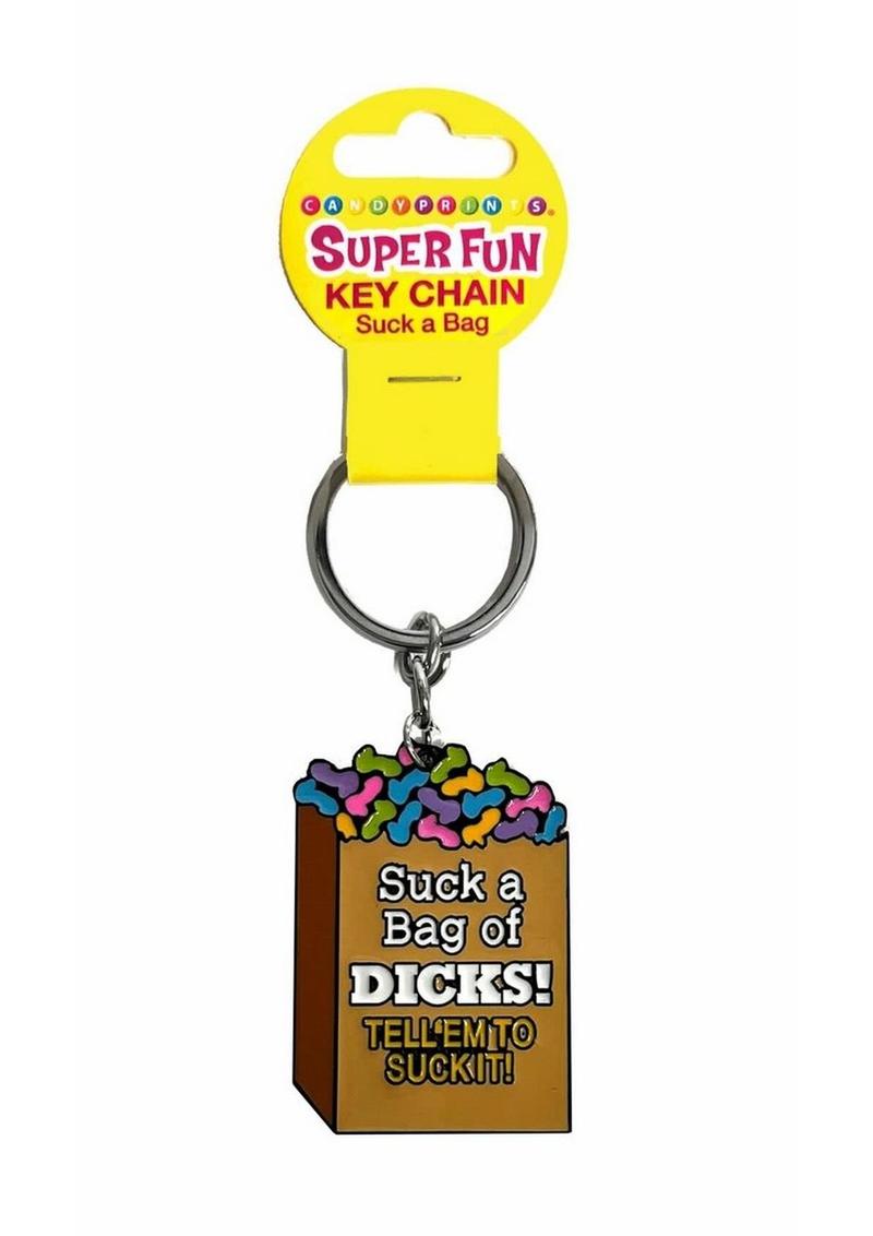 Suck a Bag of Dicks Keychain