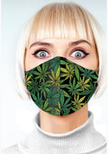 Pot Leaf Mask – Fun Weed-Inspired Face Covering