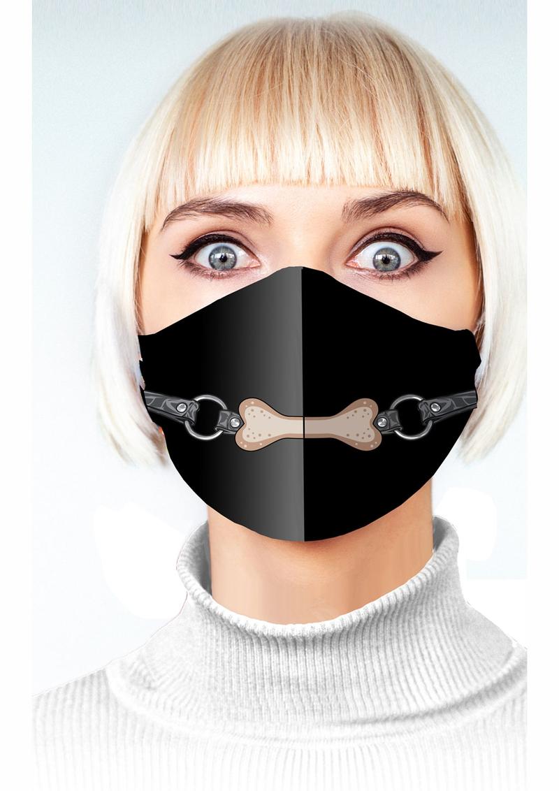 Naughty Dog Bone Gag Mask – Kinky & Risqué Face Covering