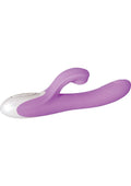 Super Sucker Rechargeable Silicone G-Spot Vibrator with Clitoral Stimulator
