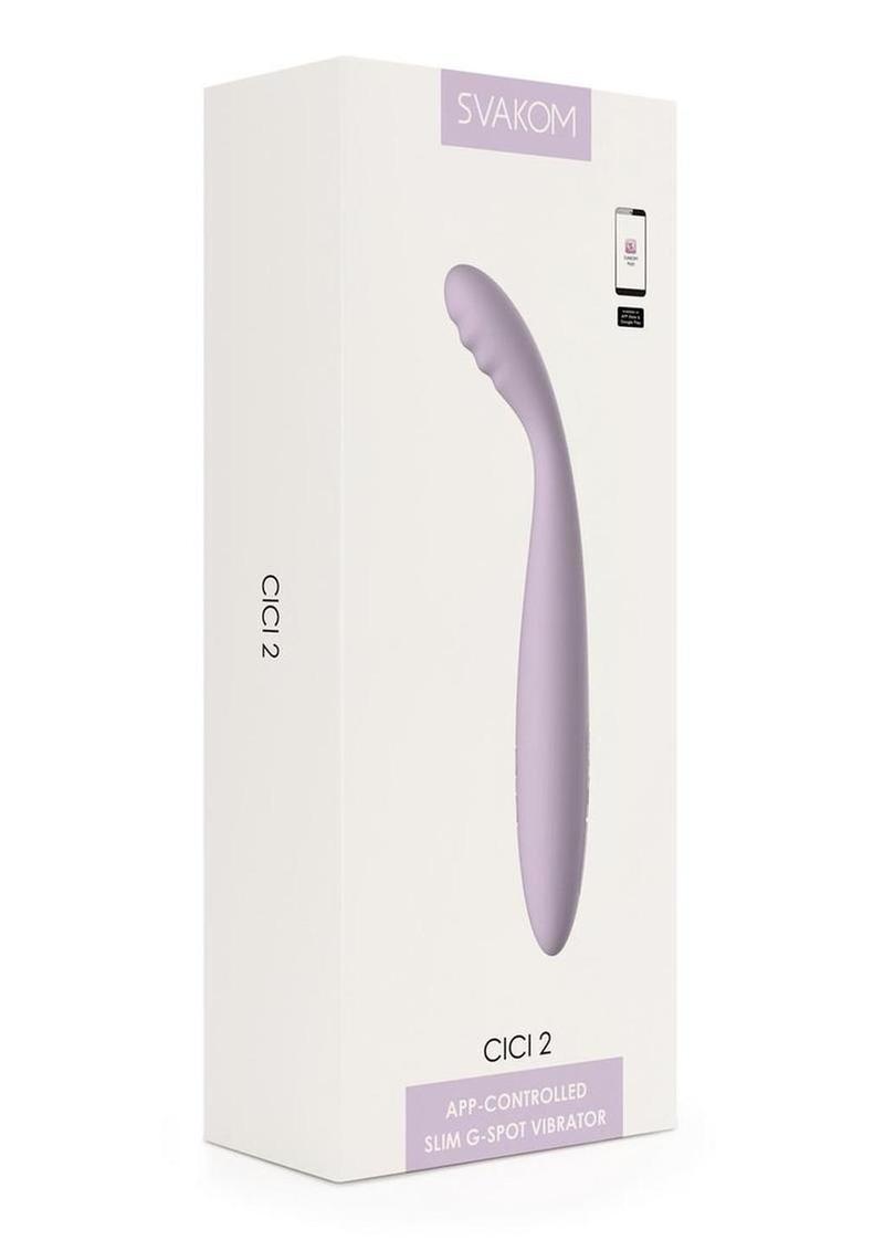 Svakom Cici 2 Rechargeable Silicone App Controlled G-Spot Vibrator