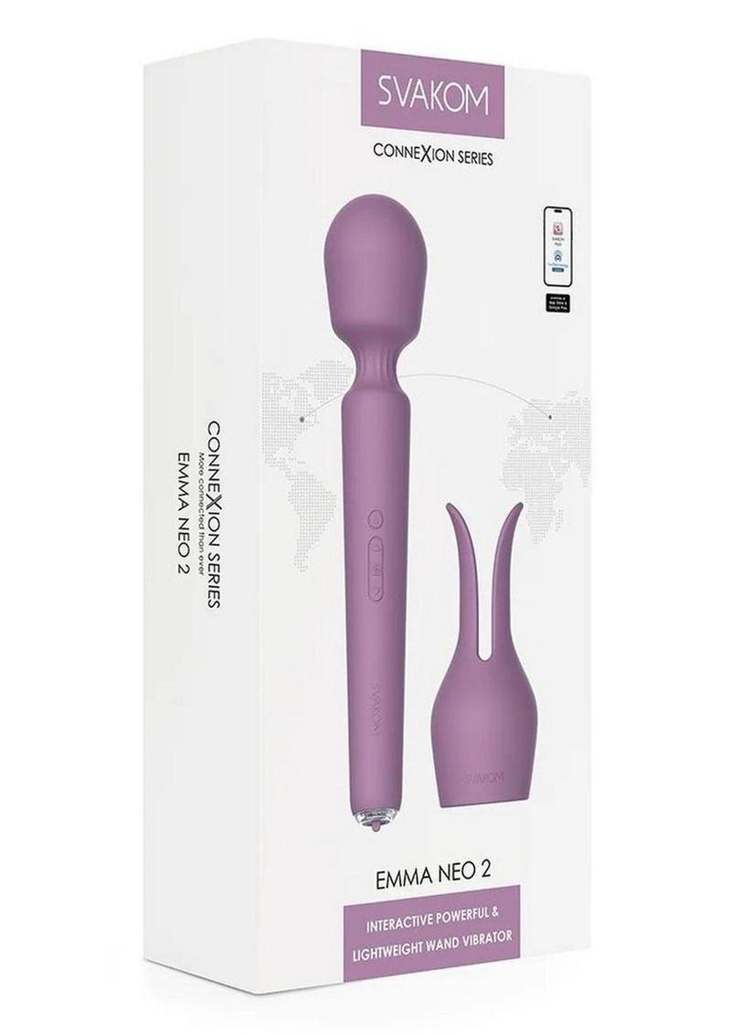 Svakom Emma Neo 2 Rechargeable Silicone Heated Vibrator with Compatible App