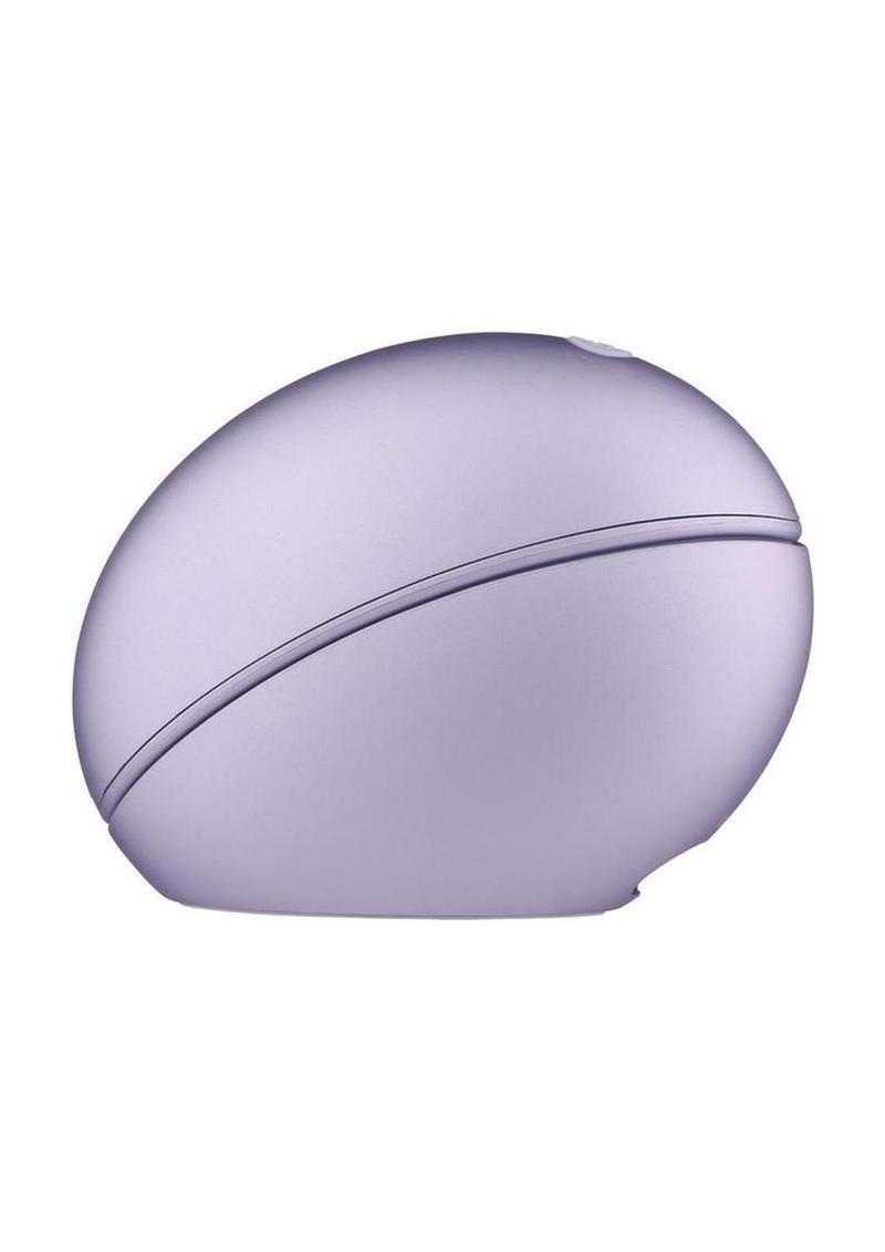 Svakom Pulse Galaxie App Compatible Rechargeable Silicone Clitoral Stimulator with Remote - Metallic