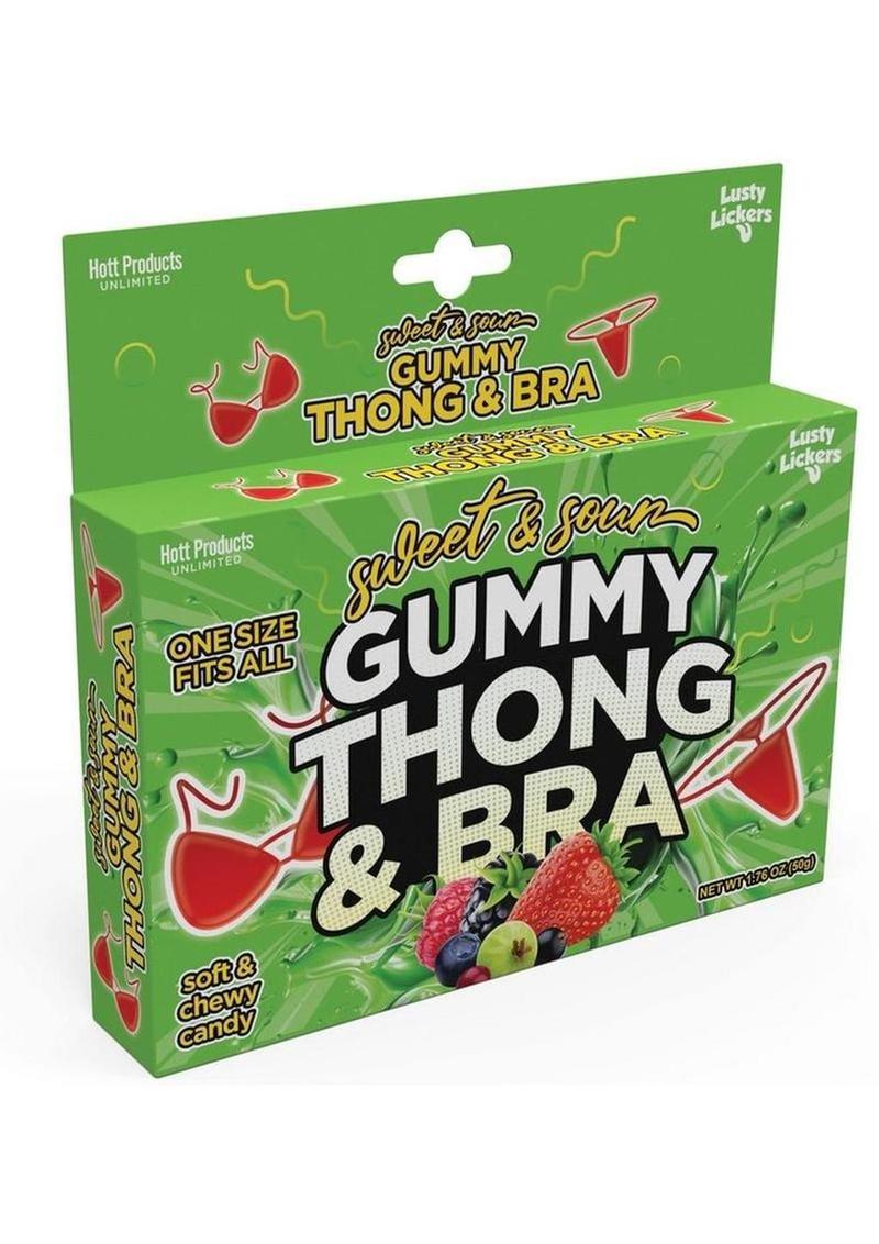 Sweet N Sour Gummy Thong and Bra