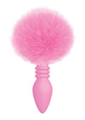 The 9's - Cottontails Silicone Ribbed Bunny Tail Butt Plug