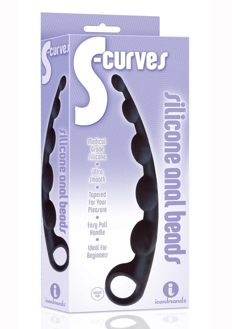 The 9's - S-Curves Silicone Anal Beads