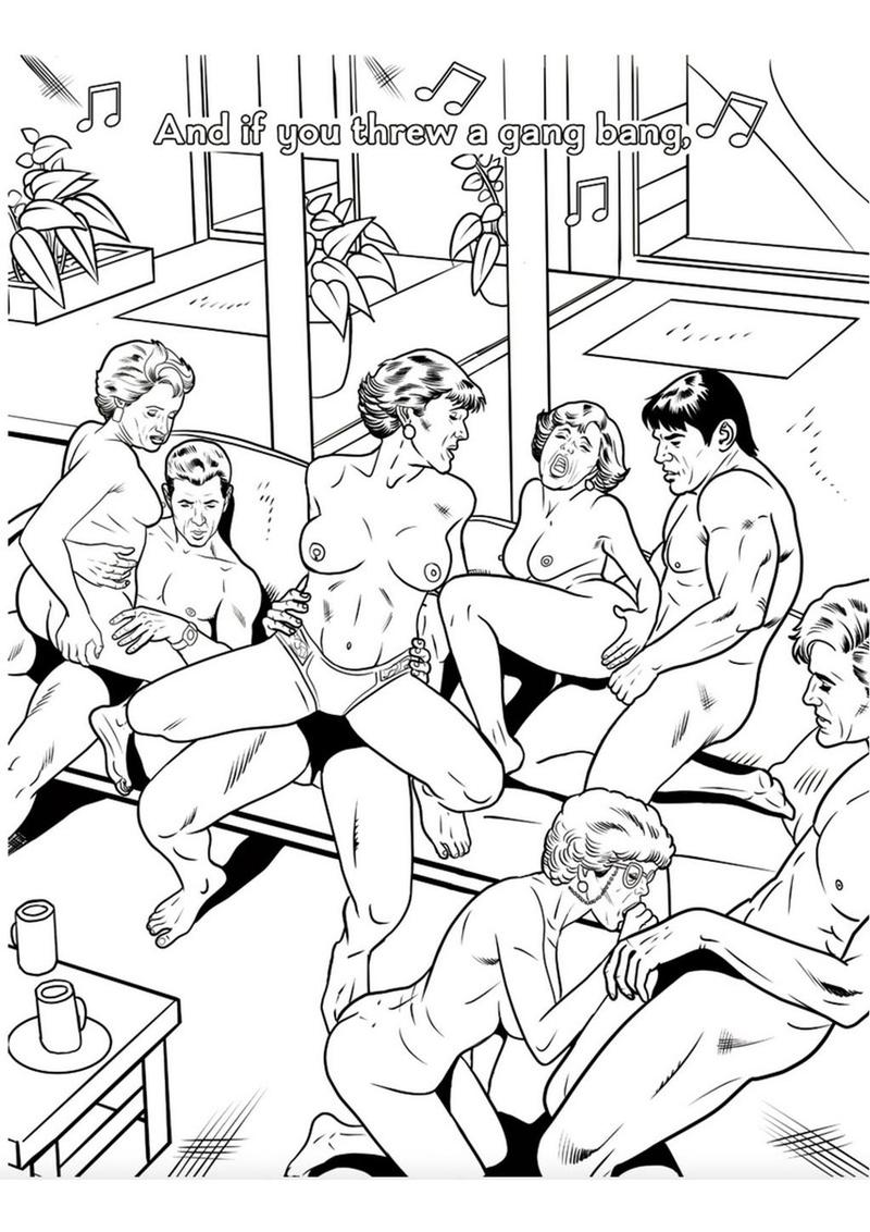 The Golden GILFS Adult Coloring Book – Hilarious & Sexy Parody Fun