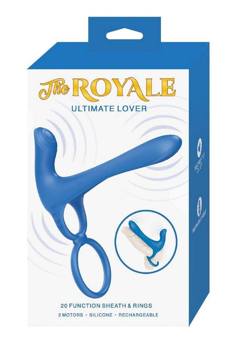 The Royale Ultimate Lover Silicone Rechargeable Couples Ring