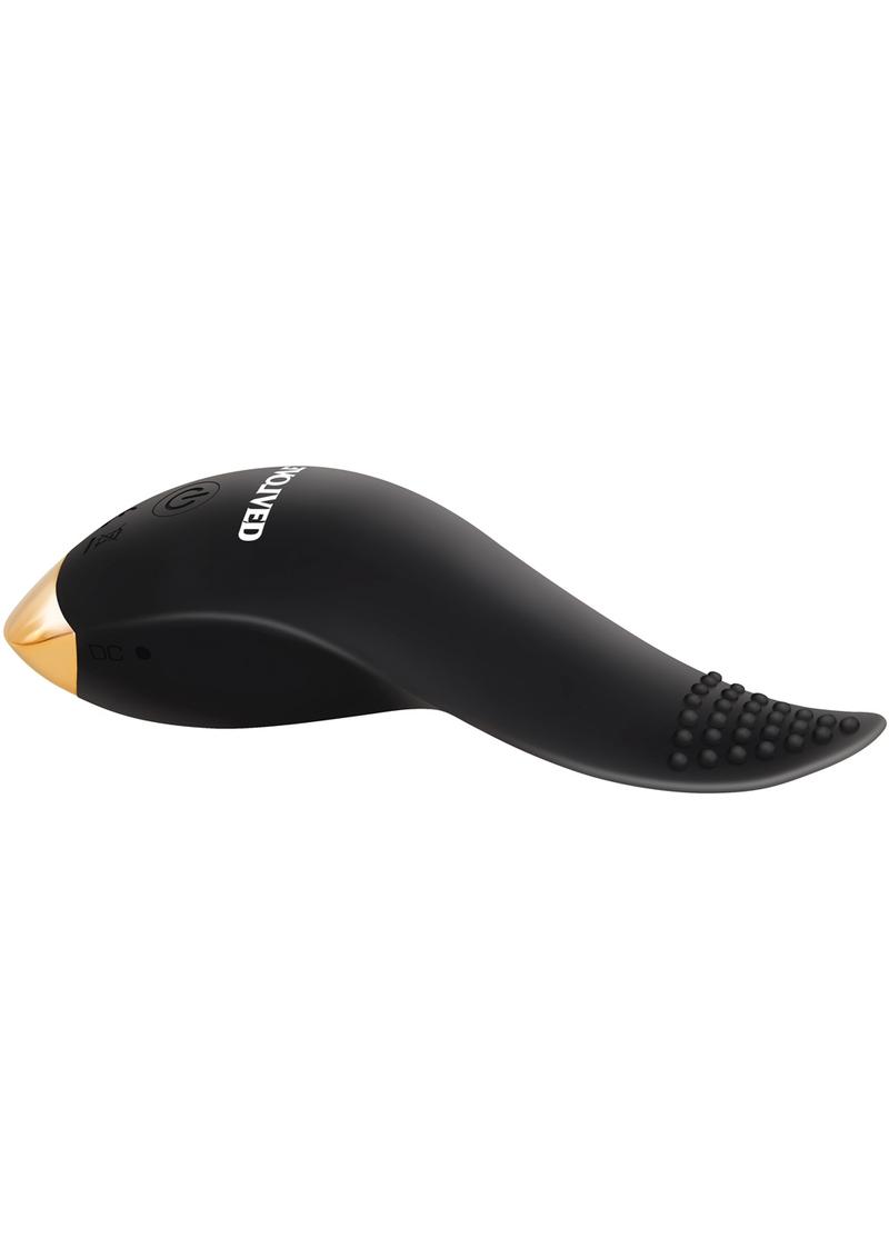 Tip Tingler Silicone Rechargeable Tongue Shape Vibrator