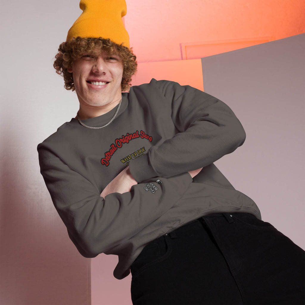 Detroit Original Slang Embroidered Sweatshirt | Quality Comfortable Streetwear