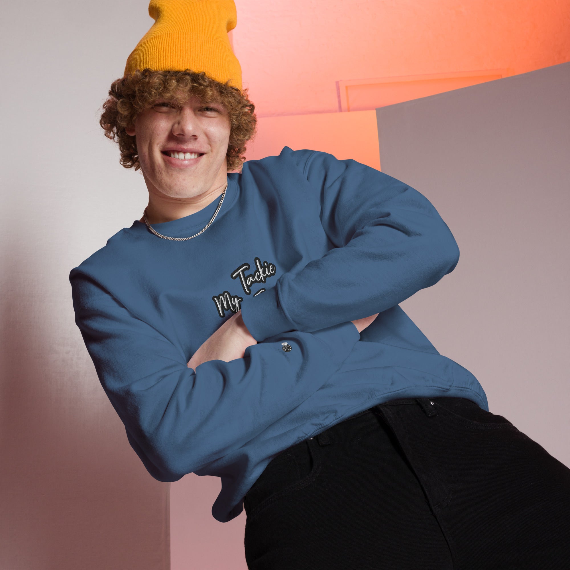 My Tackie Tees Men's Embroidered Sweatshirt | Premium Comfort Streetwear