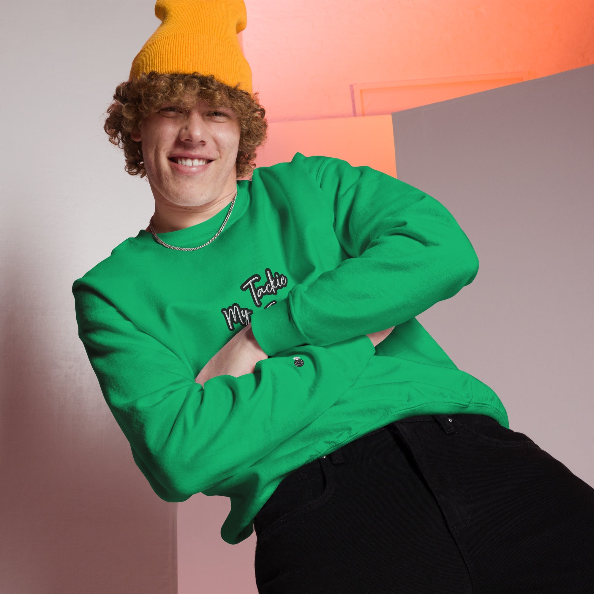 My Tackie Tees Men's Embroidered Sweatshirt | Premium Comfort Streetwear