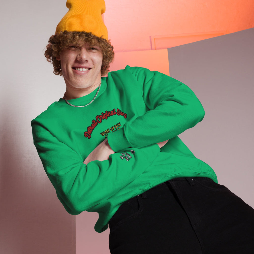Detroit Original Slang Embroidered Sweatshirt | Quality Comfortable Streetwear