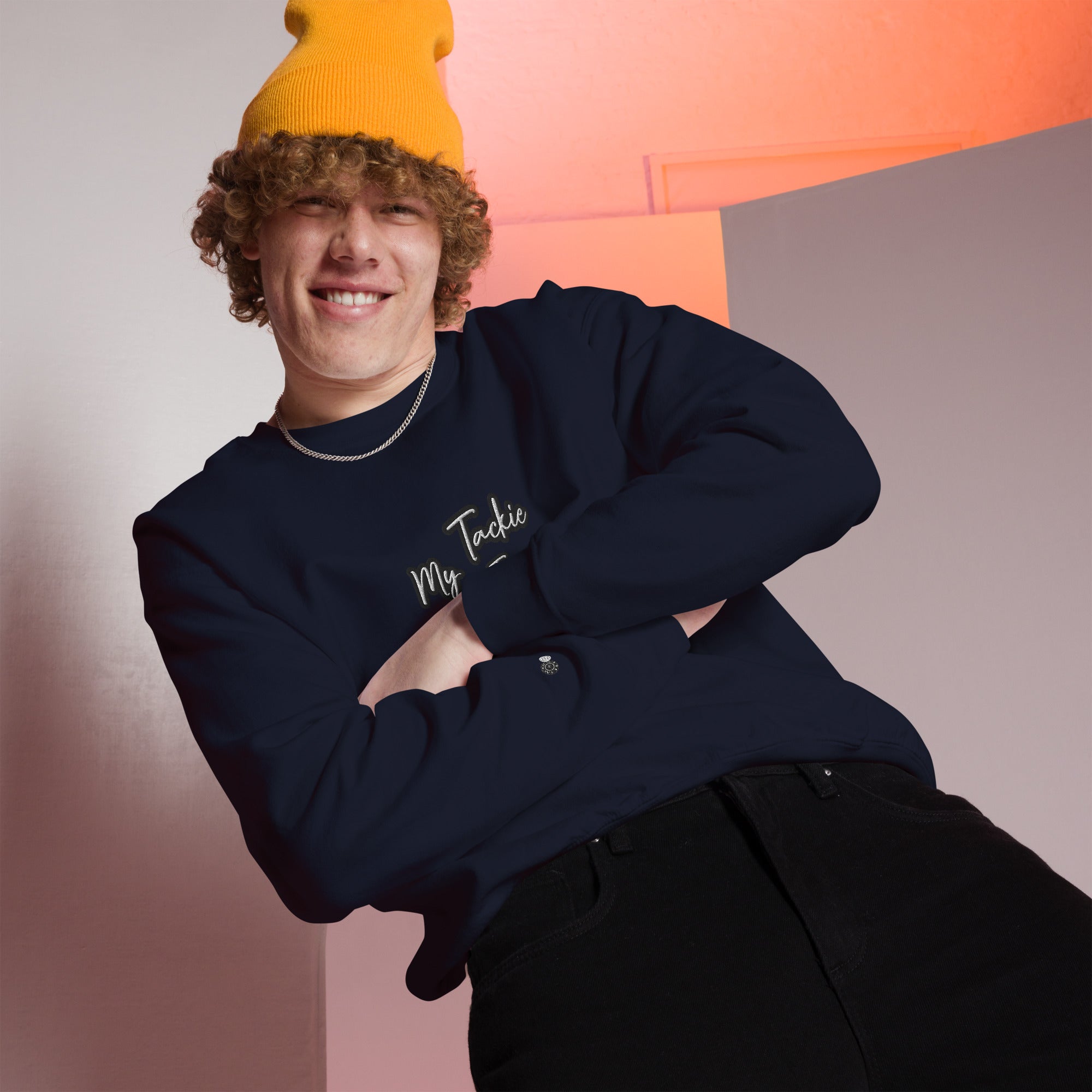My Tackie Tees Men's Embroidered Sweatshirt | Premium Comfort Streetwear