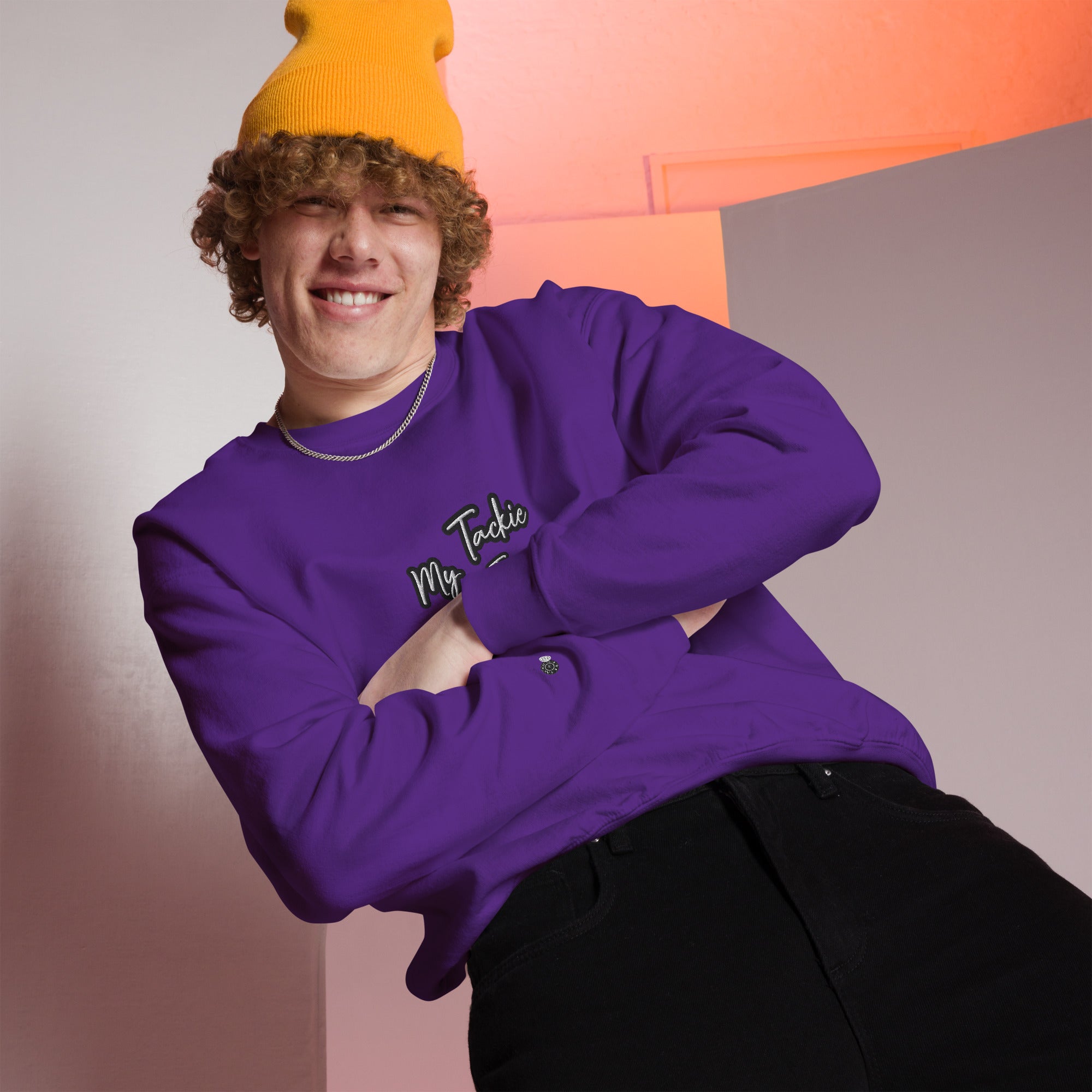 My Tackie Tees Men's Embroidered Sweatshirt | Premium Comfort Streetwear
