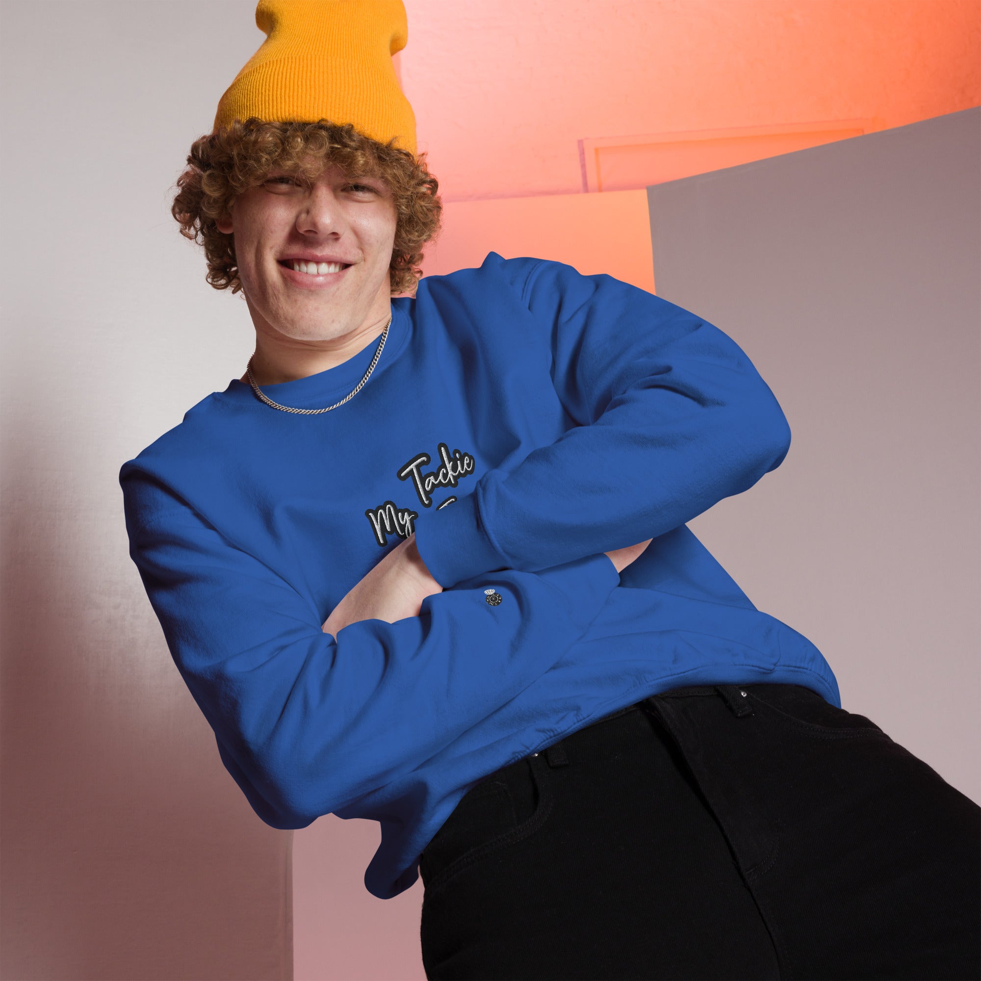 My Tackie Tees Men's Embroidered Sweatshirt | Premium Comfort Streetwear