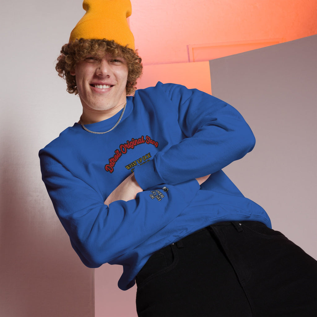 Detroit Original Slang Embroidered Sweatshirt | Quality Comfortable Streetwear